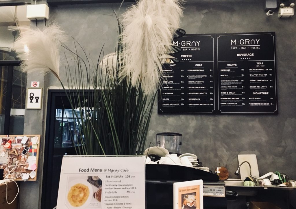 M-gray cafe Bangkok Thailand